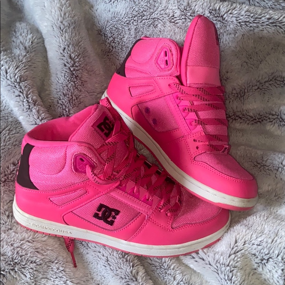 Hot Pink DC shoes